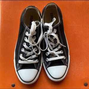 Black Converse All Star Shoe